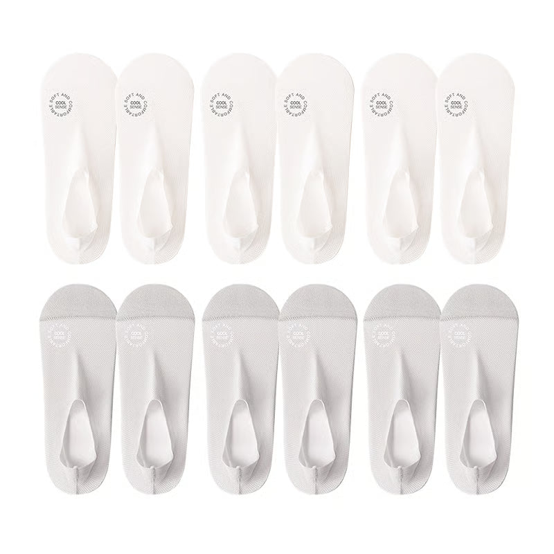 Ultra Thin No Show Cotton Socks ~ Barefoot comfort that stays hidden all day.
