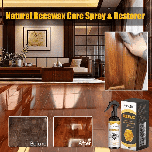 Natural Beeswax Care Spray & Restorer ~ Bring dull wood back to life in minutes