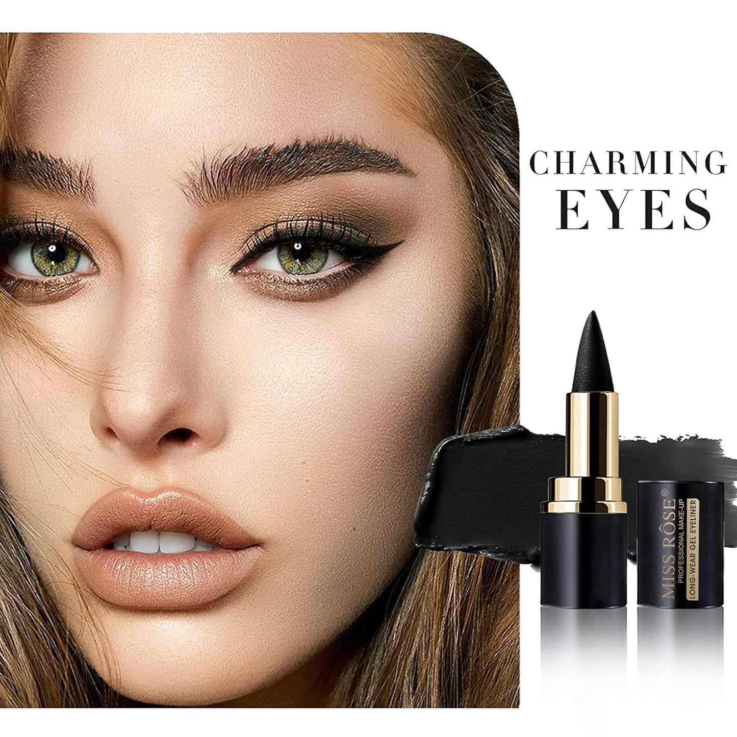 4-Piece Gel Eyeliner Set ~ Effortless precision for bold, defined eyes all day-