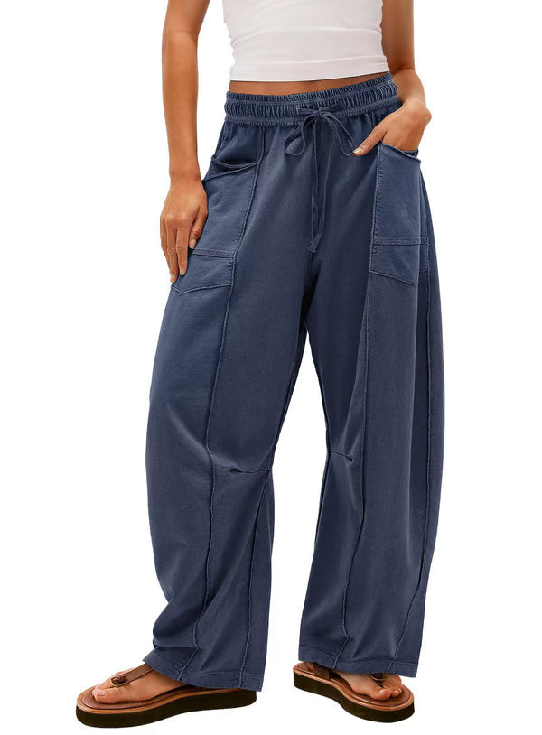 Womens Baggy Barrel Pants ~ Effortless style and all-day comfort in one fit.