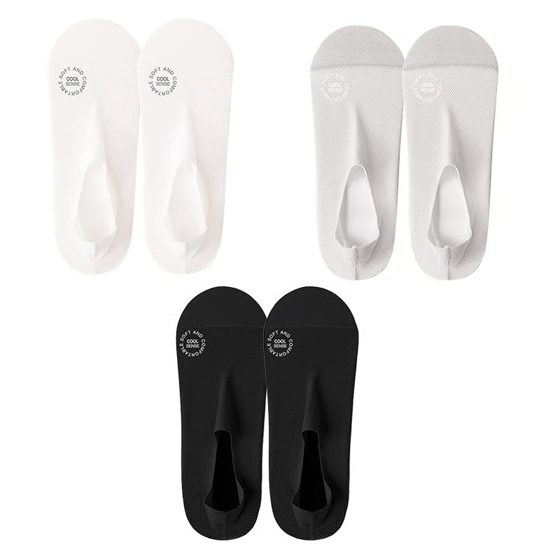 Ultra Thin No Show Cotton Socks ~ Barefoot comfort that stays hidden all day.