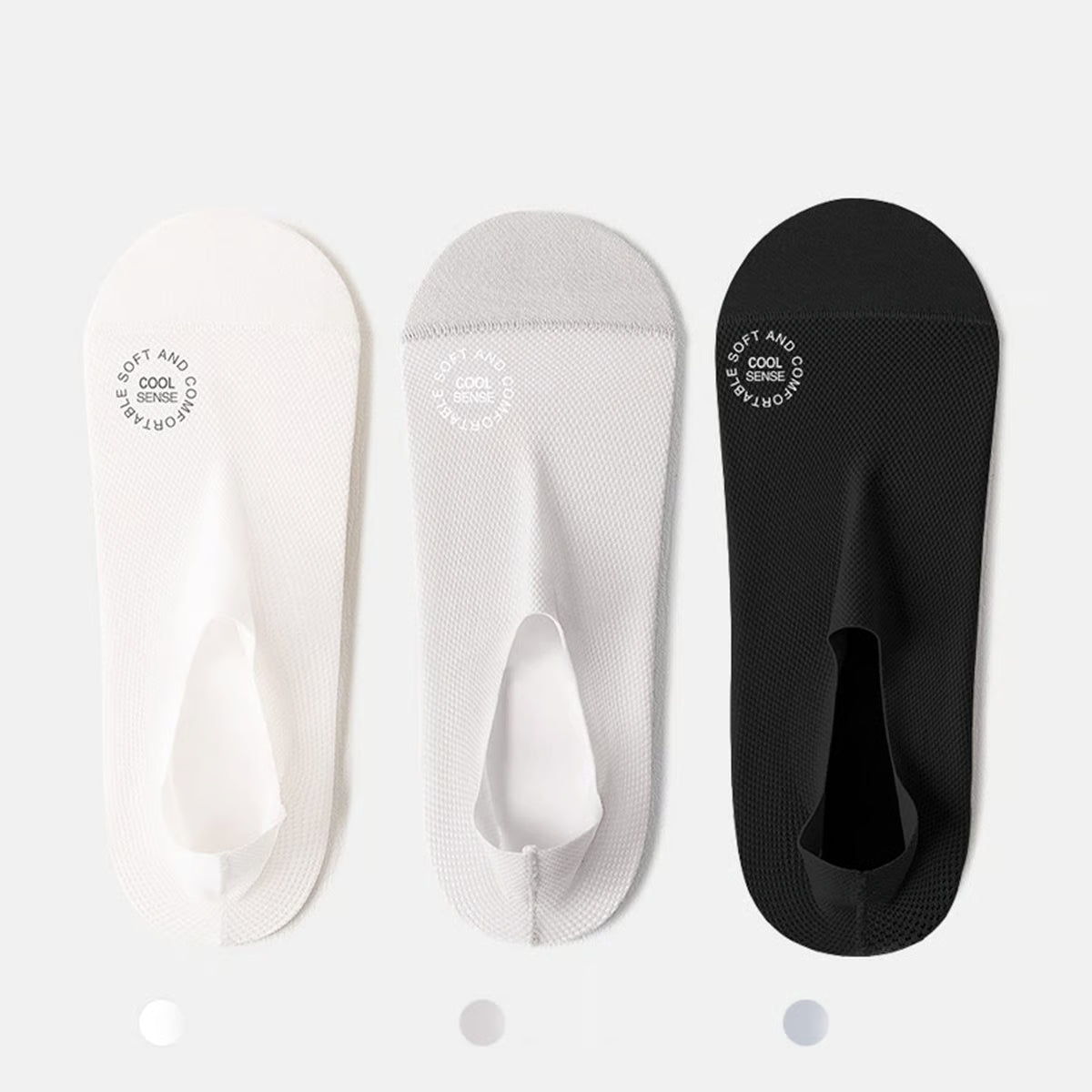 Ultra Thin No Show Cotton Socks ~ Barefoot comfort that stays hidden all day.