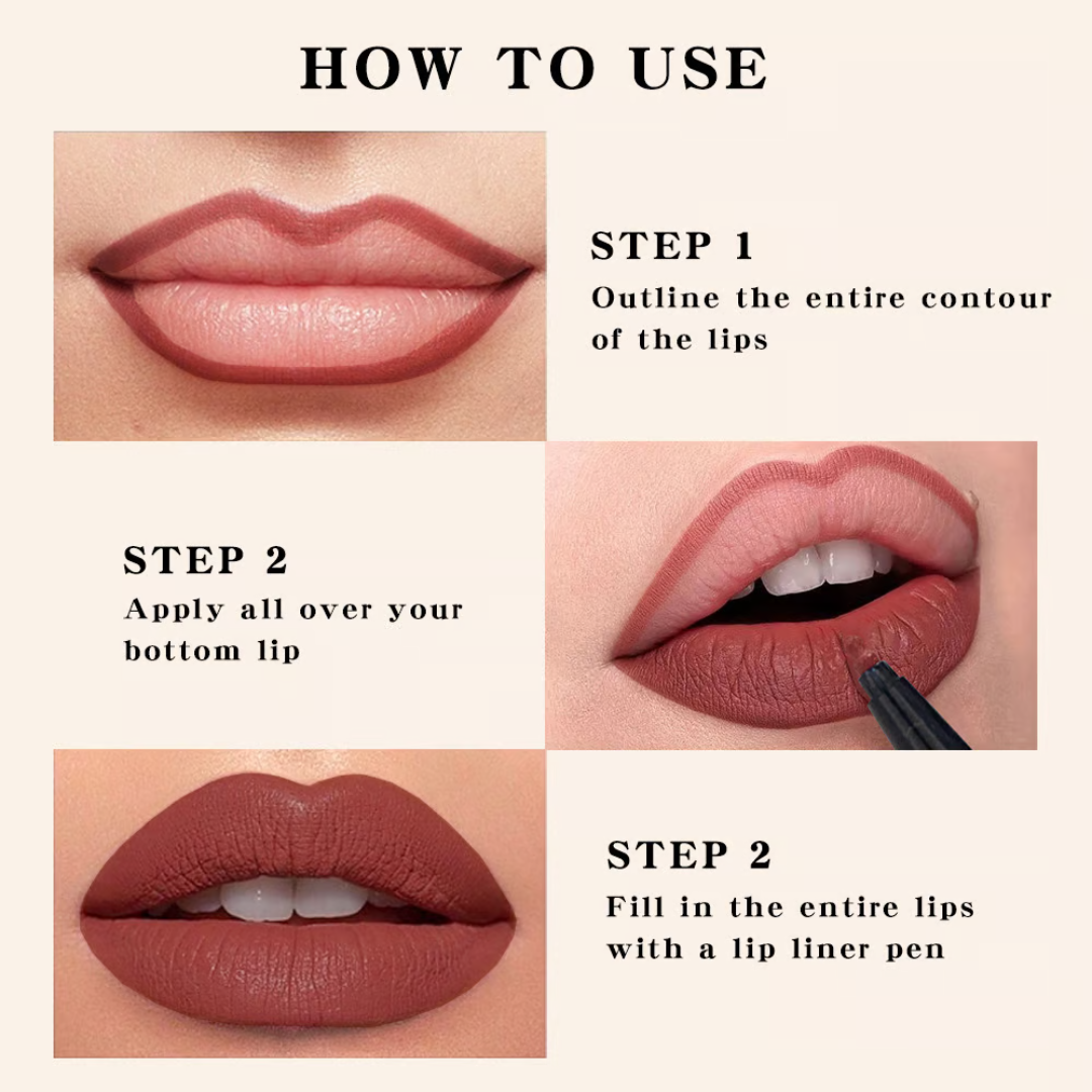 Liquid Lipstick Liner ~ Stay Flawless From First Sip to Last Kiss