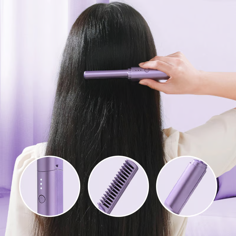 Ceramic Hairdressing Comb ~ Smooth, frizz-free hair anytime, anywhere.