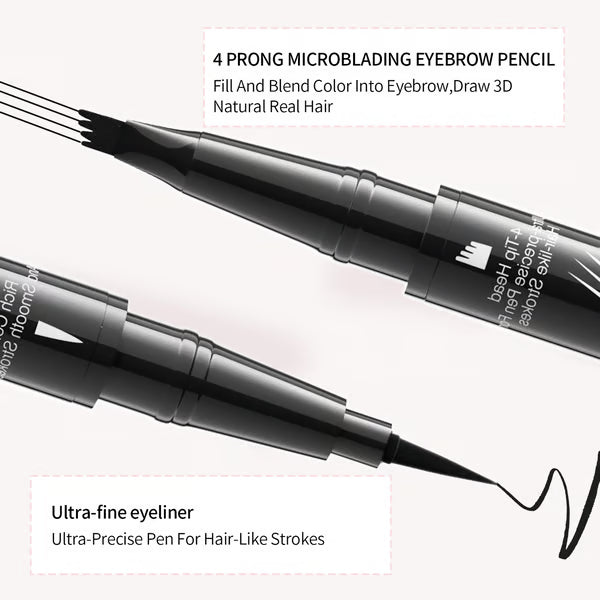 4D Brow Pen~  Natural, microbladed brows and sharp liner in seconds.