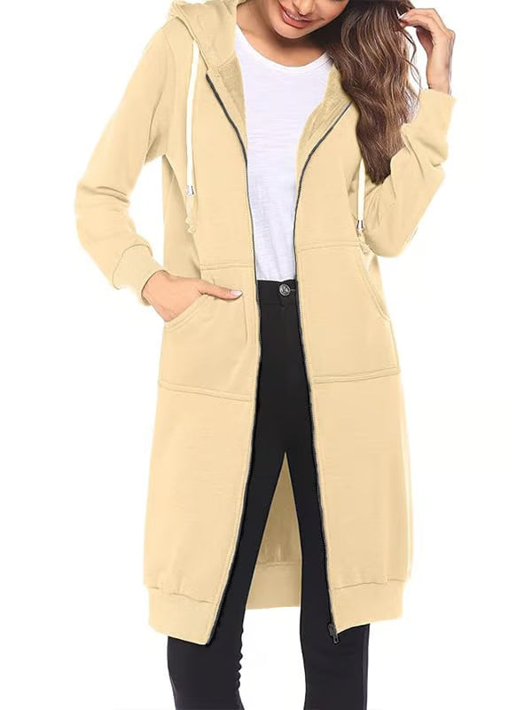 Casual Zip Up Hoodies ~ The soft, knee-length layer made for everyday wear.