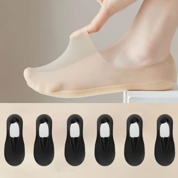 Thin No Show Socks ~ Invisible comfort that stays hidden all day.