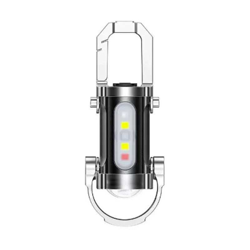 Portable Rechargeable Keychain Flashlight ~ Powerful dual-beam brightness in your pocket.