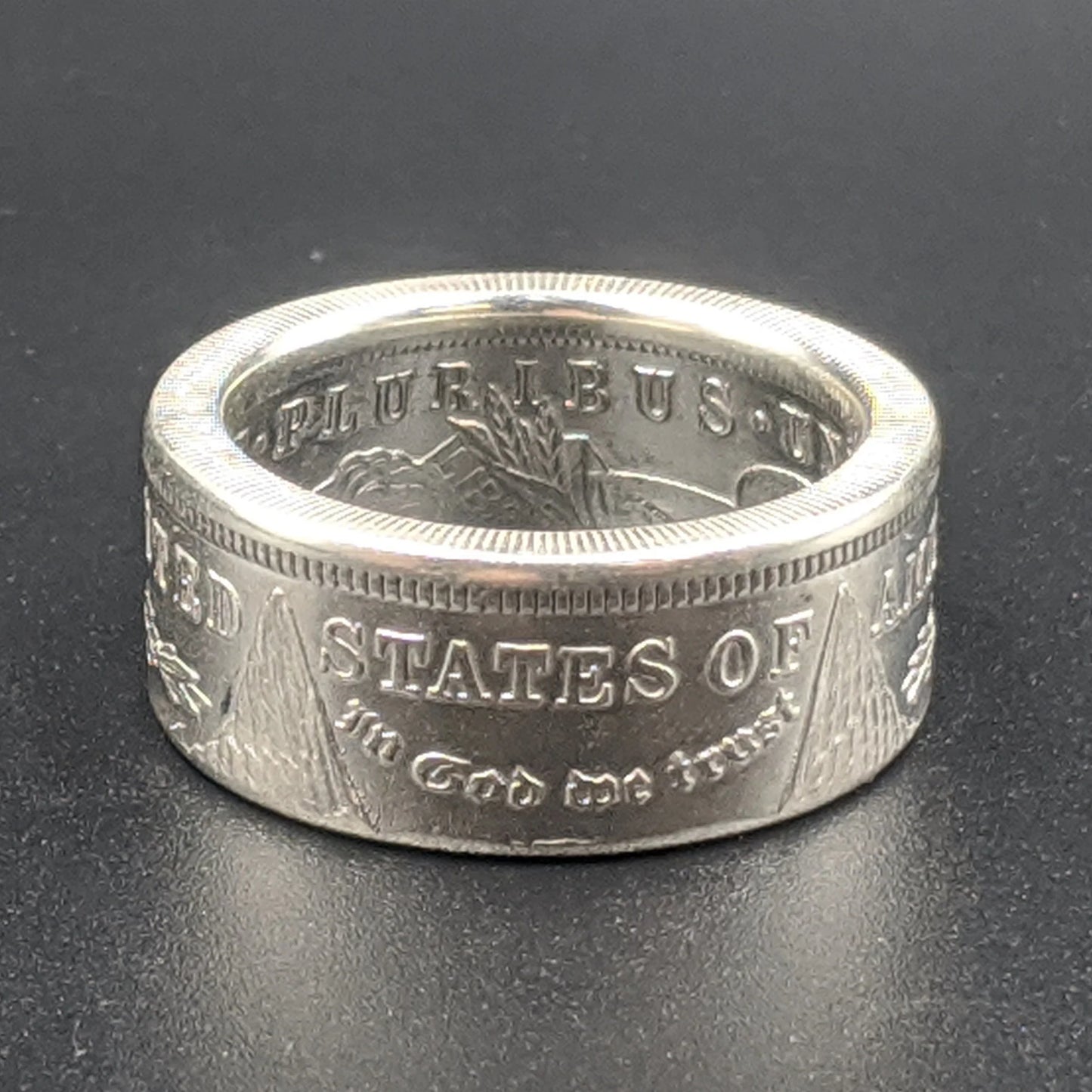 1921 Classic Morgan Dollar Coin Ring ~ A reminder that time builds character.