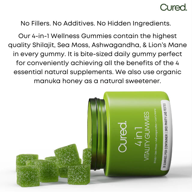4-in-1 Vitality Gummies ~ Bring Back the Fire in Your Body & Bedroom