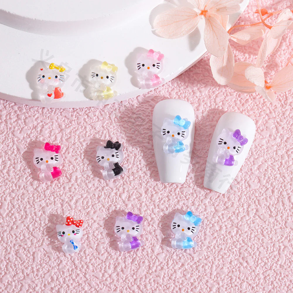 40PCS Cute Resin Nail Art Charms ~ Personalize Your Nails & Accessories with Ease