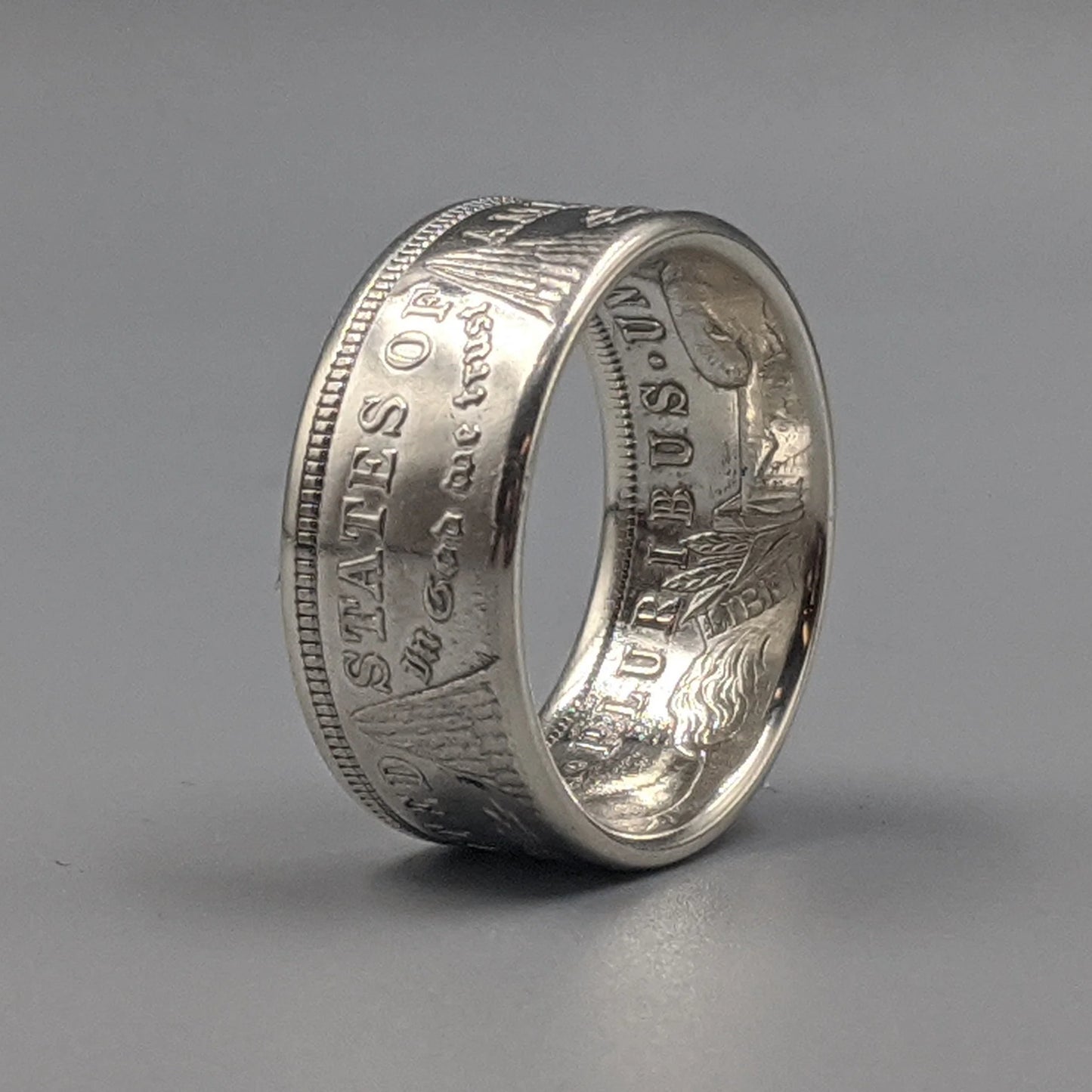 1921 Classic Morgan Dollar Coin Ring ~ A reminder that time builds character.