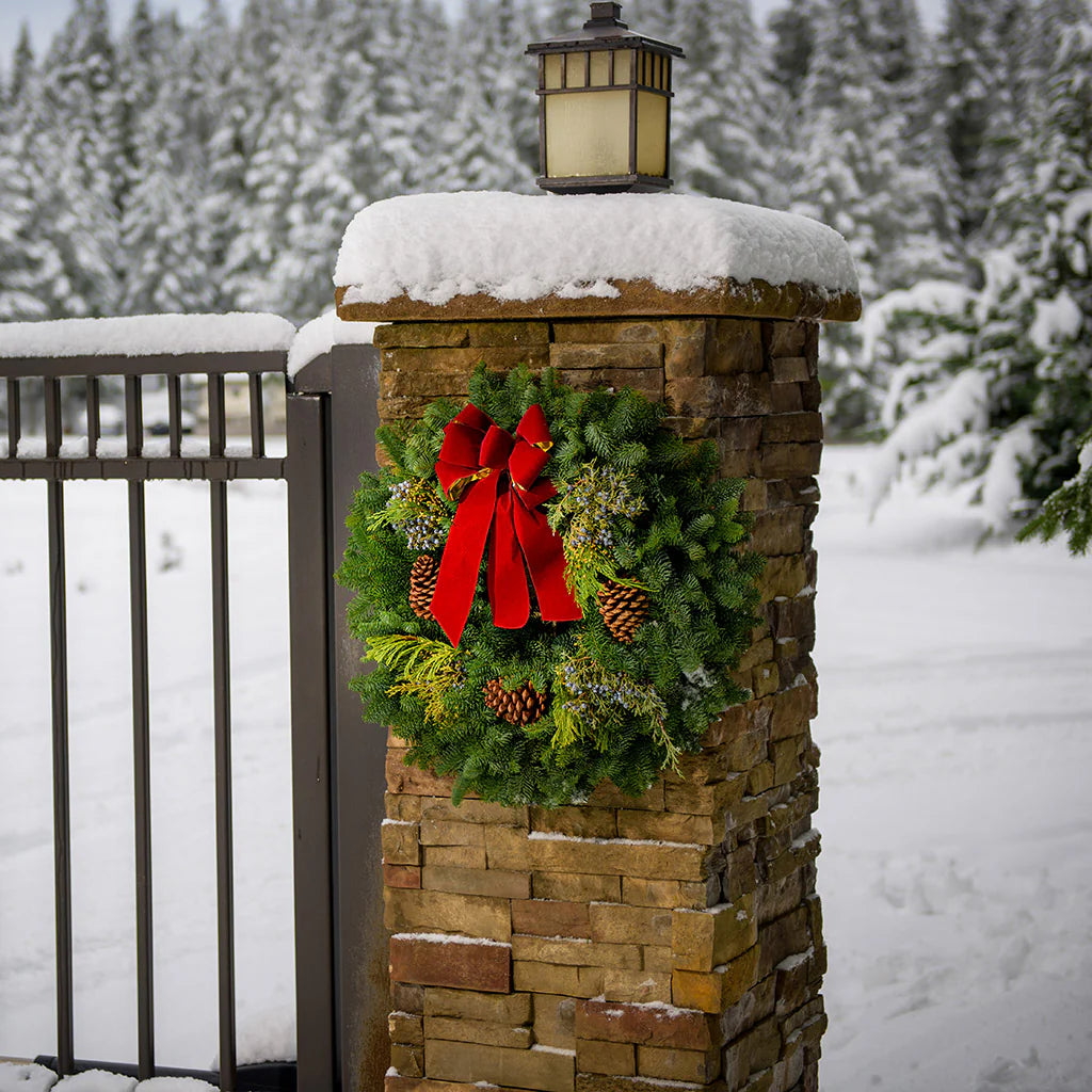 Xmas Wreaths for Front Door ~ Instantly fills your home with the scent of the season.