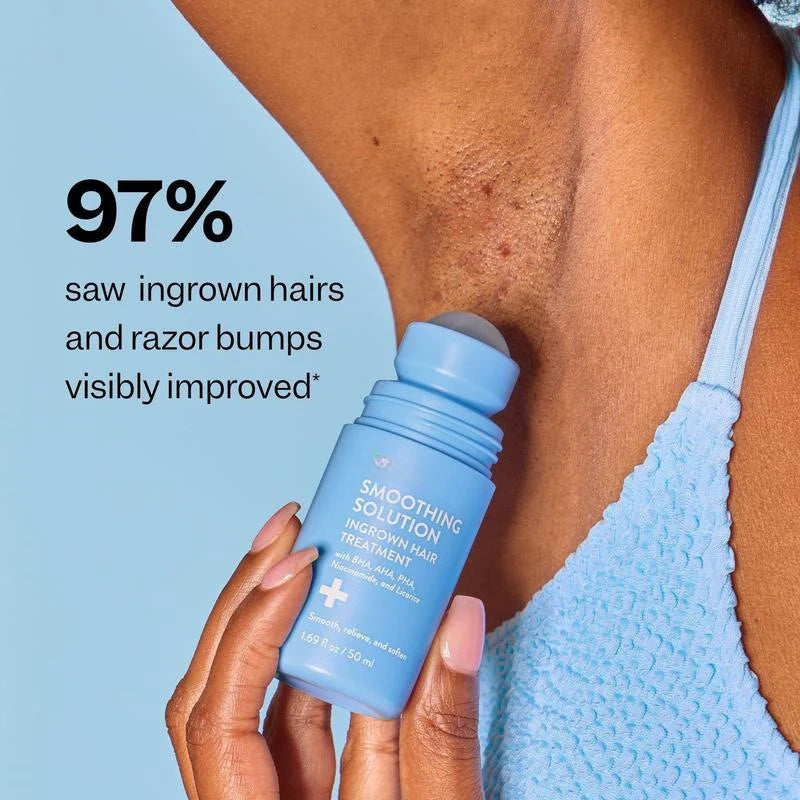 Ingrown Hair Treatment ~ Smooth, touch-ready skin in seconds.