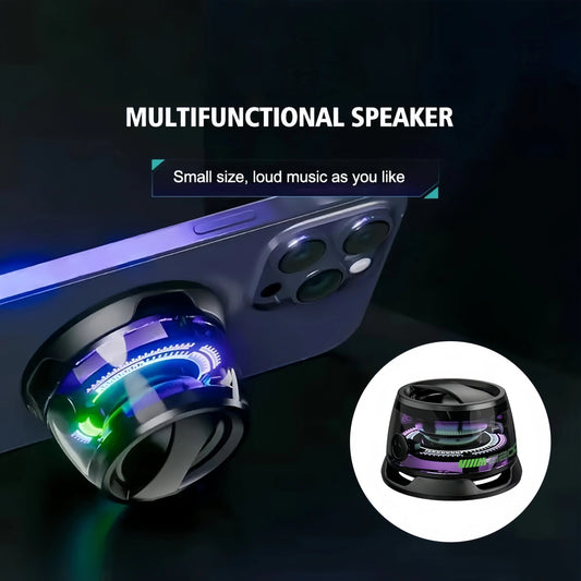 Magnetic Bluetooth Speaker ~ Crystal-clear sound on the go