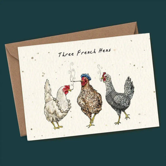 Twelve Days Of Christmas Card Set ~ Bold, witty holiday greetings in every envelope.