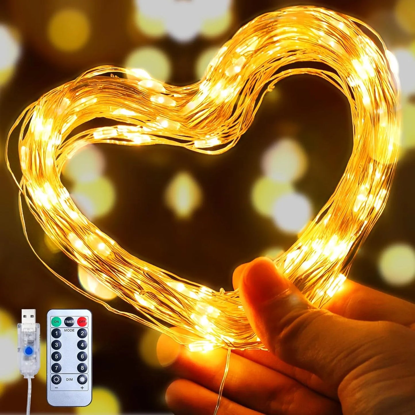 Christmas Firefly String Lights ~ Transform any space into a glowing winter wonderland.