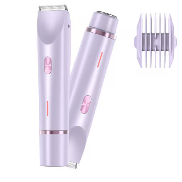 2-in-1 Electric Bikini Trimmer ~ Silky skin from bikini line to face in minutes.