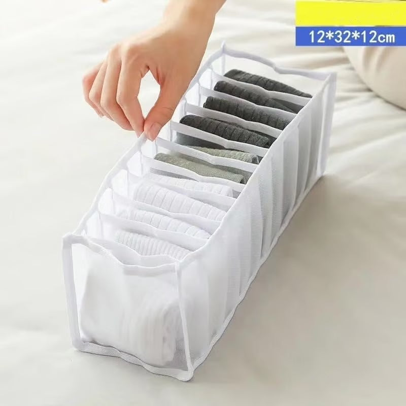 Wardrobe Clothes Organizer ~ Tidy up your space and find what you need in seconds.