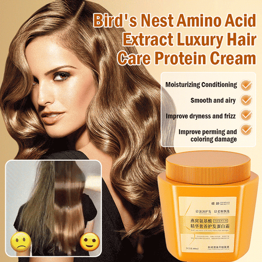 Amino Acid Essence Hair Protein Cream ~ Deep repair for dry, frizzy, damaged hair