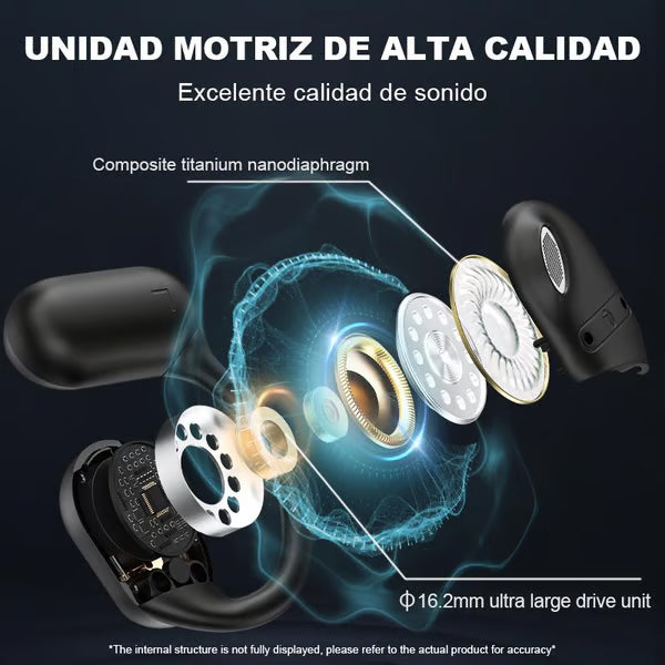 Touch Screen Open Earbuds ~ Smart control, crystal-clear sound all day.