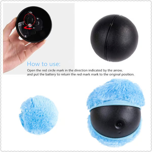 Anti-Anxiety Automatic Moving Ball ~ Unleash nonstop zoomies without lifting a finger.