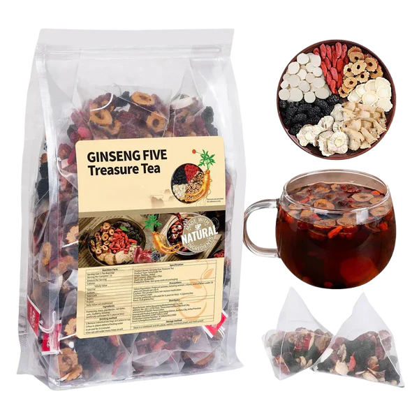 Ginseng & Mulberry Herbal Tea ~ Natural energy and inner balance in every cup.