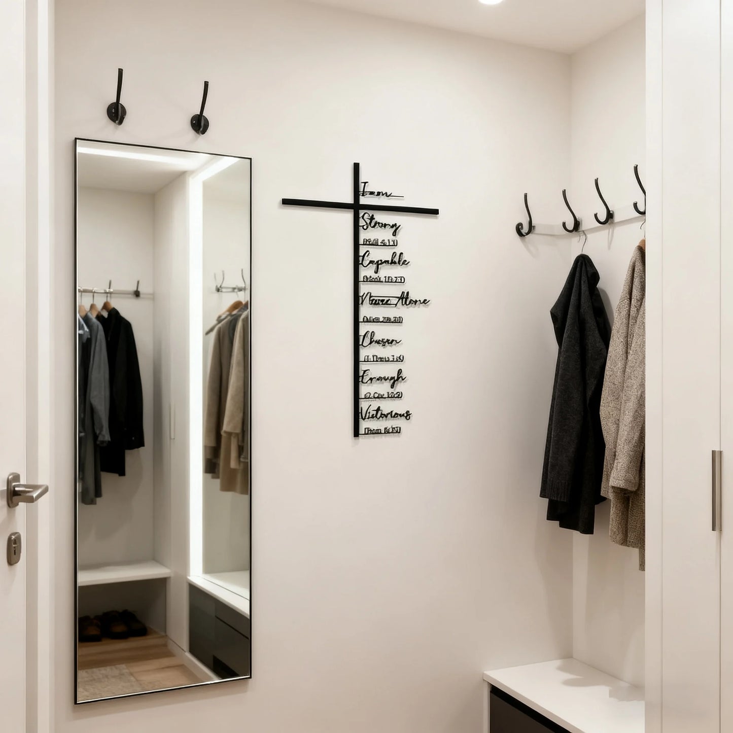 Scripture-Inspired Metal Cross Wall Art ~ Bring faith and peace to every corner of your home.