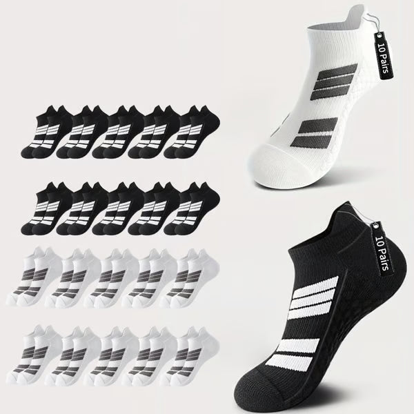 No-Show Sports Socks ~ Invisible comfort that stays put all day.