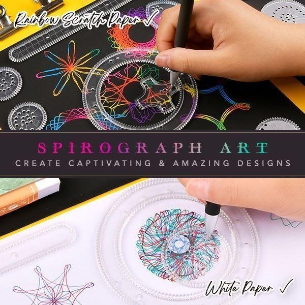 Drawing Stencil Set ~ Create mesmerizing patterns with ease-