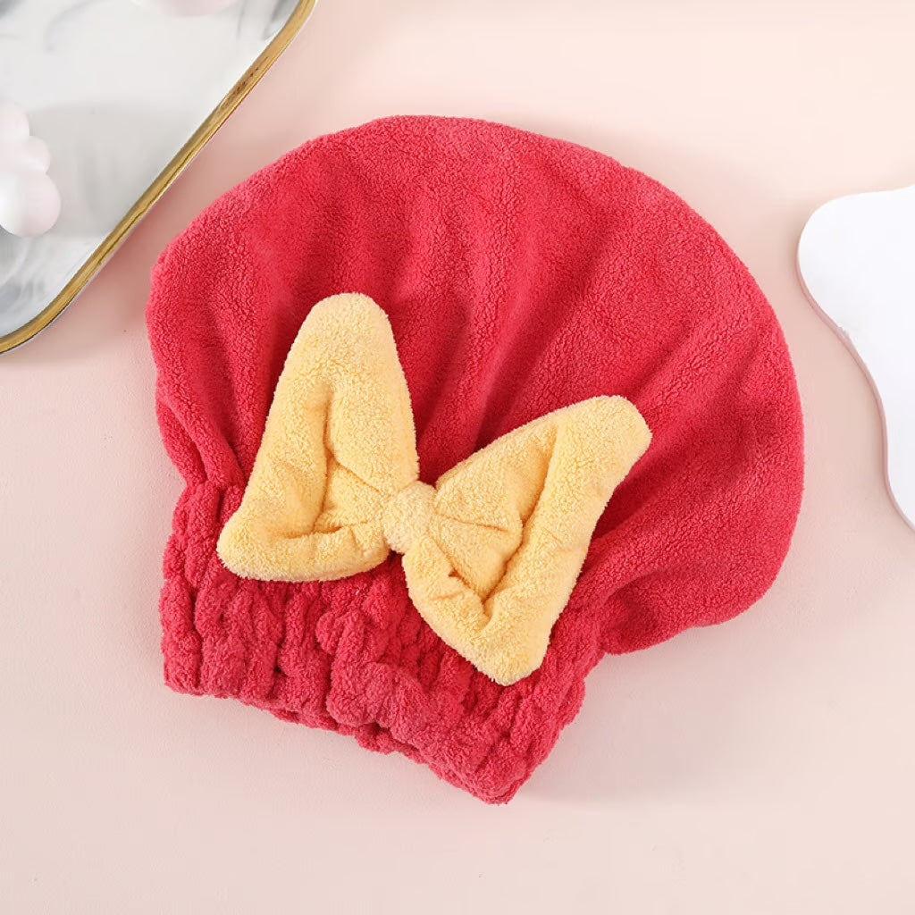 Super Absorbent Hair Towel Wrap ~ Dry your hair faster, naturally, and frizz-free
