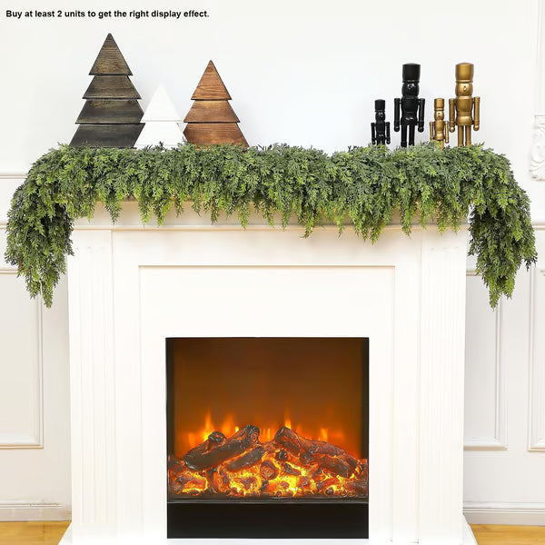 Artificial Cypress Leaf Vine Wreath ~ Bend, shape & style for any season or space.