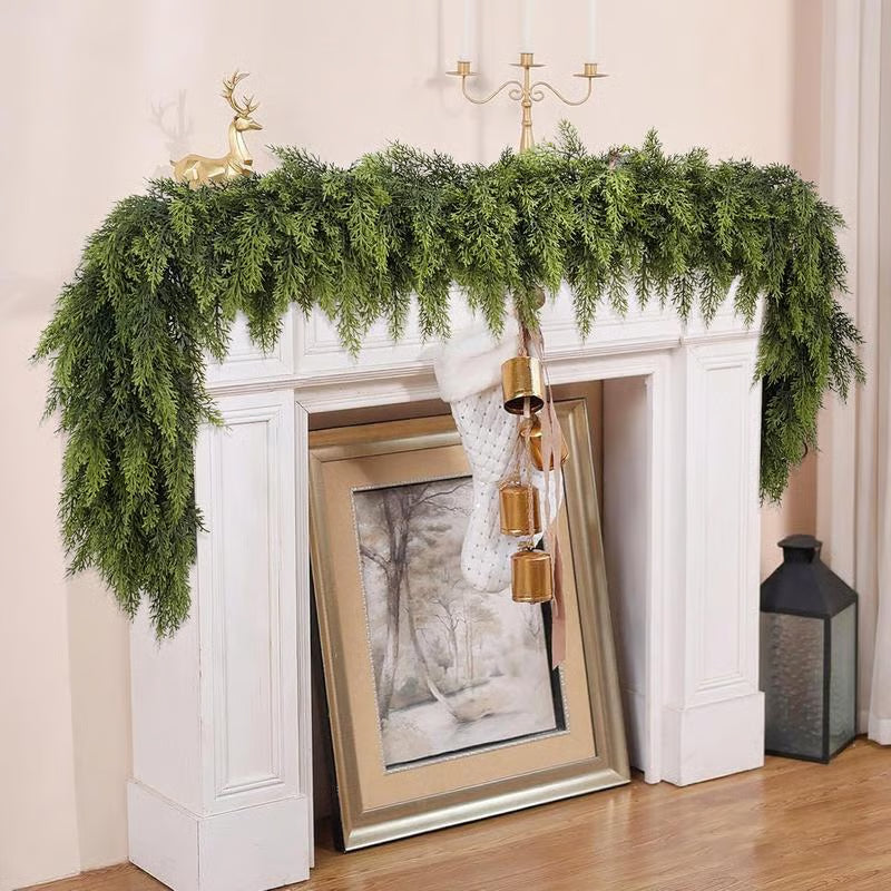 Artificial Cypress Leaf Vine Wreath ~ Bend, shape & style for any season or space.