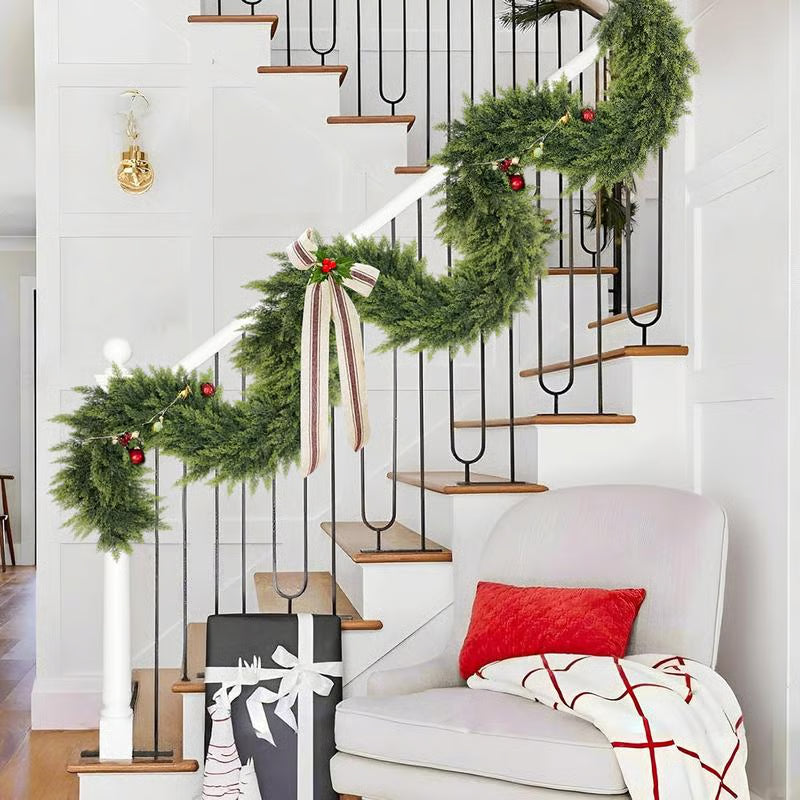 Artificial Cypress Leaf Vine Wreath ~ Bend, shape & style for any season or space.