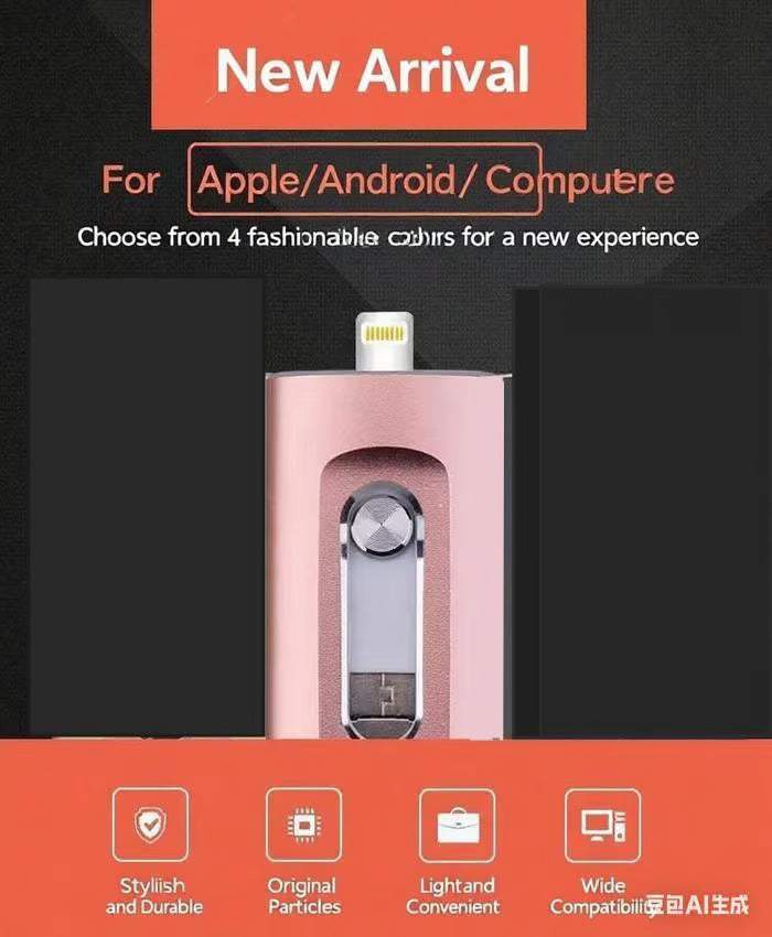 3 in 1 Flash Drive ~ For files that should never exist.