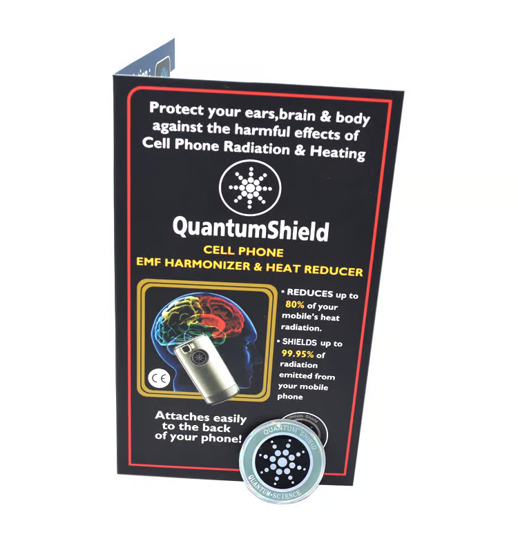 EMF Protection Shield (6pcs) ~ Reduce radiation exposure from your devices all day.