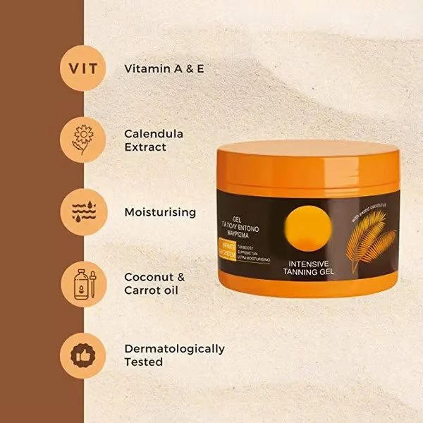 Luxury Intensive Tanning Gel ~ Sun-kissed glow without the sun.