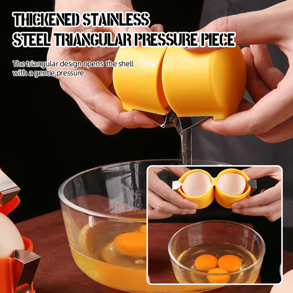 Efficient Egg Cracking Tool ~ Because You’ve Got Better Things to Do.