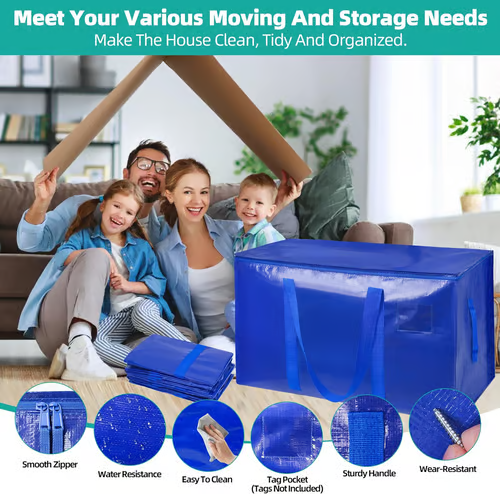Heavy Duty Foldable Moving Bags ~ Ditch the boxes and upgrade your move.