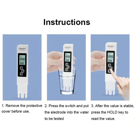 Digital Water Tester ~ Test drinking water, pools, and more.