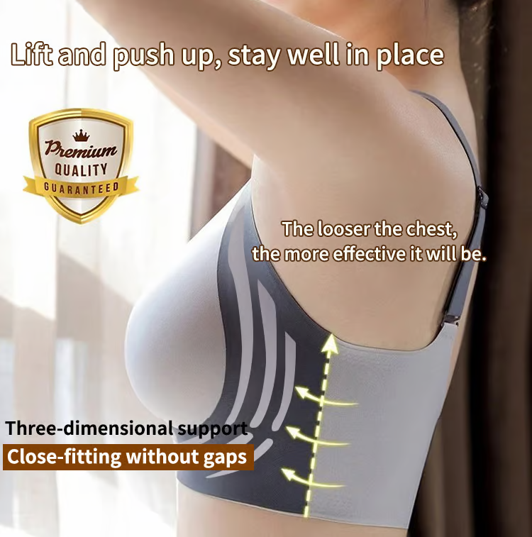 Super Gather Bra ~ Wire-free lift and shaping for all-day comfort