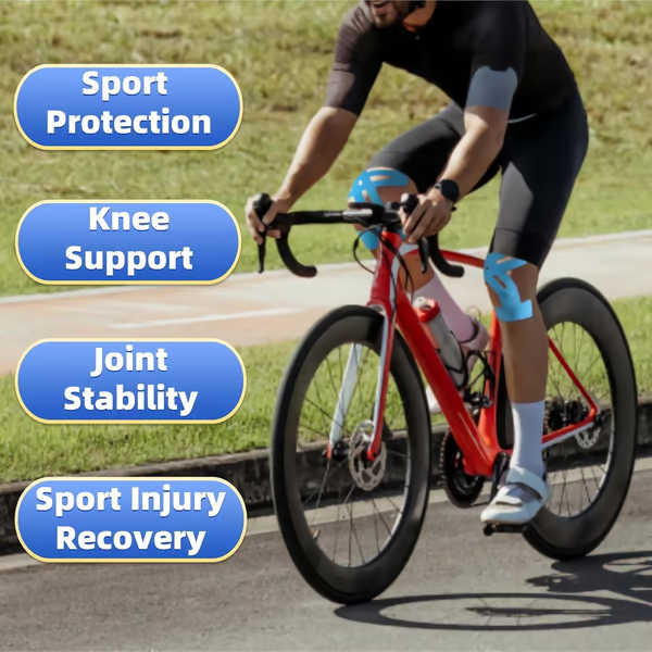 Kinesiology Tape For Knees (10pcs) ~ High-Performance Knee Tape That Sticks