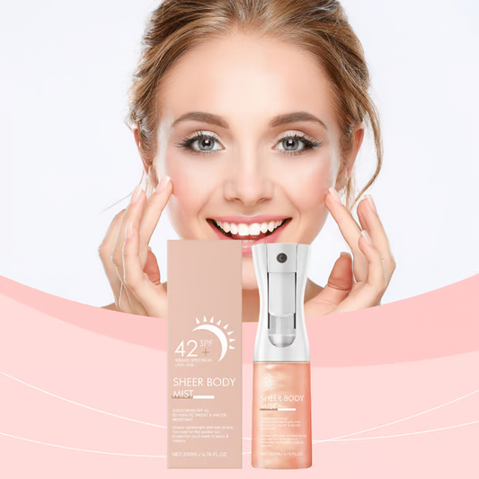 Sheer Body Mist Sunscreen SPF 42 ~ Weightless sun protection you’ll forget you’re wearing