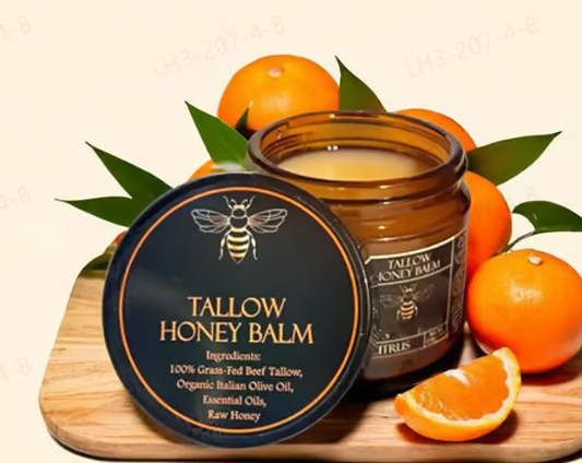 Organic Grass Fed Beef Tallow Balm ~ Deep skin nourishment from head to toe.