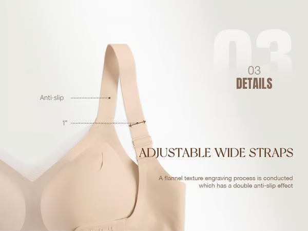 Wireless V-Neck Mesh Bralette ~ Full support, zero pain, all-day comfort.