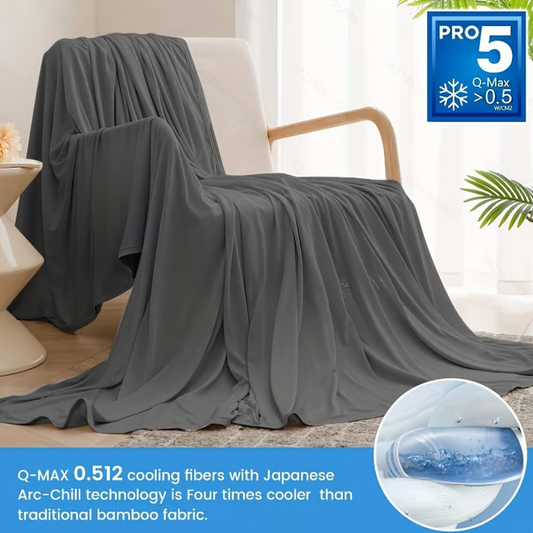 Summer Cooling Blanket ~ Instantly chill your nights, sleep dry and deep.