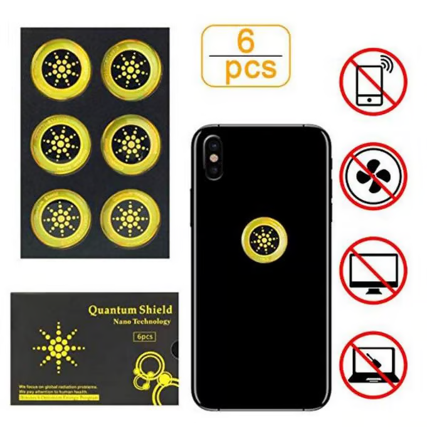 EMF Protection Shield (6pcs) ~ Reduce radiation exposure from your devices all day.
