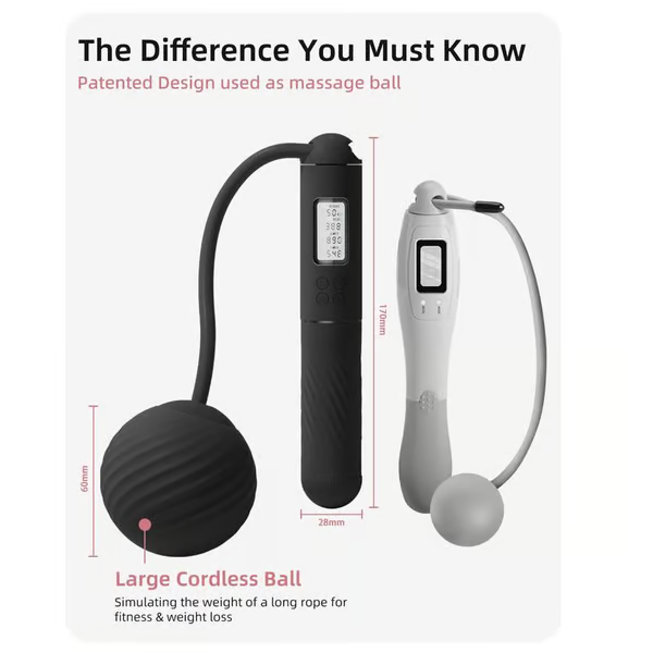 Gravity Ball Jump Rope ~ Get lean with zero space or setup needed