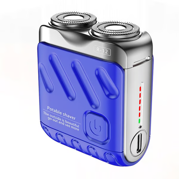 Portable Dual Ring Shaver ~ Powerful grooming wherever you go.