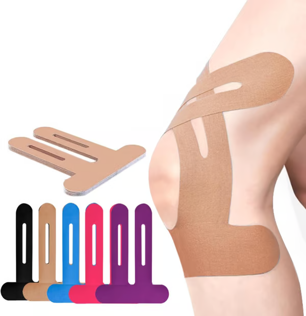 Kinesiology Tape For Knees (10pcs) ~ High-Performance Knee Tape That Sticks